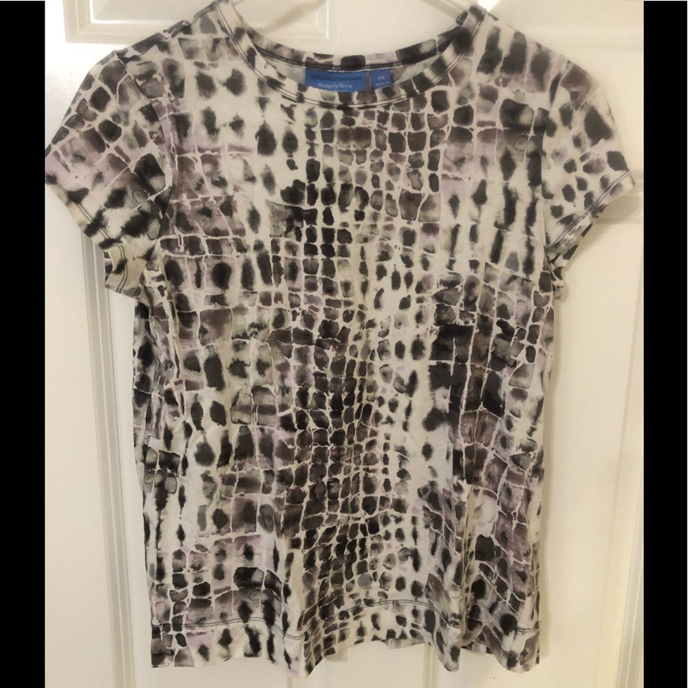 Snake print top